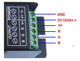 12V 18A RGB LED Touch Controller