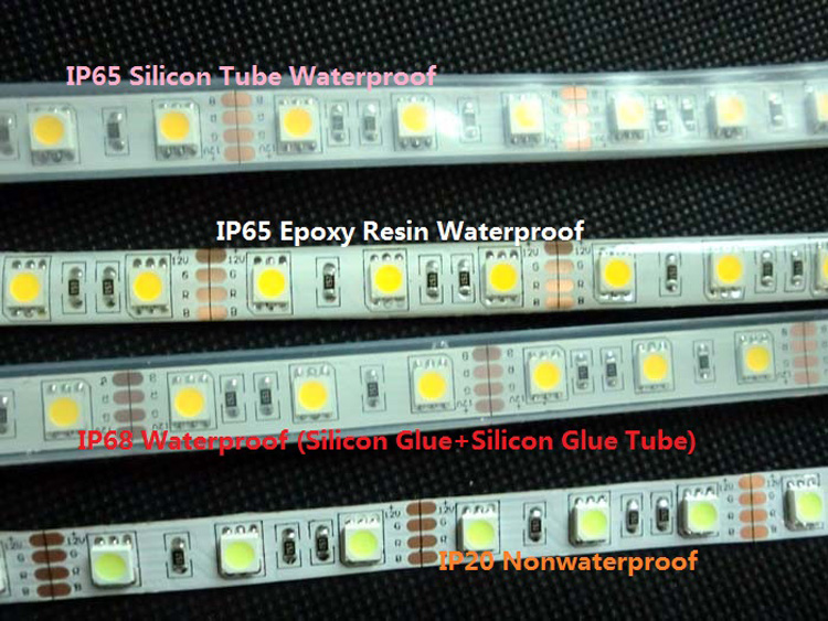 12V 24V 5M 300 LEDs IP68 led Strip Light IP65