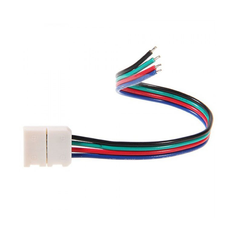 4PIN 10MM LED Strip Connectors with bare wire