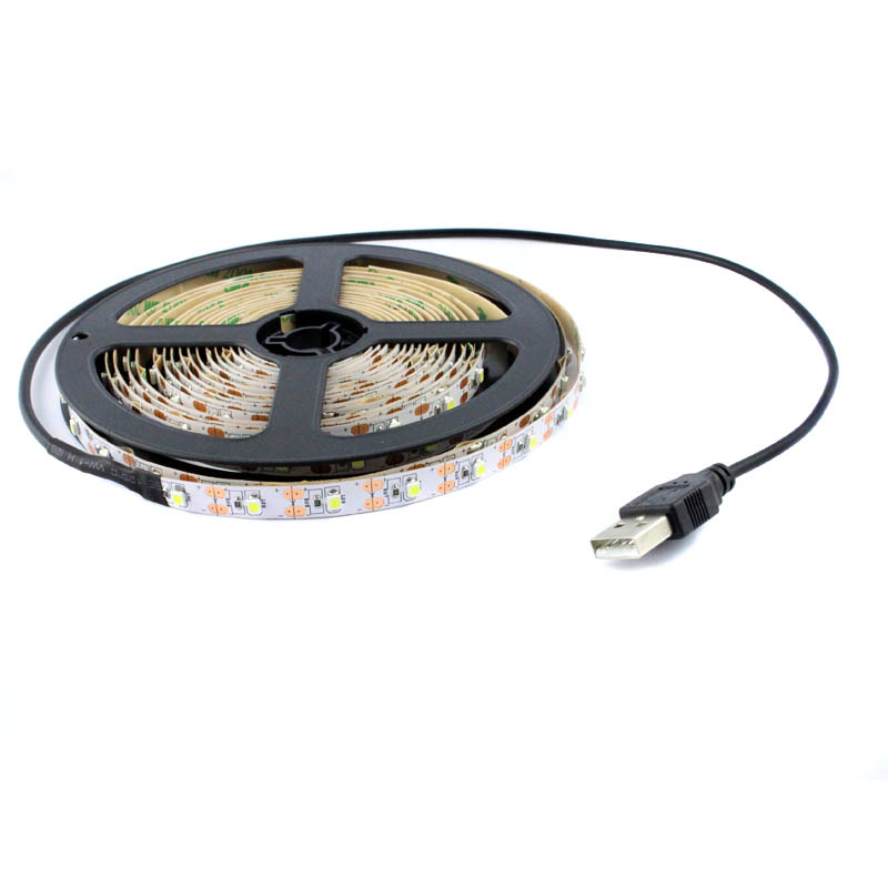 5V LED Strip Light USB 5M 600LEDs SMD3528 Non-waterproof (4)