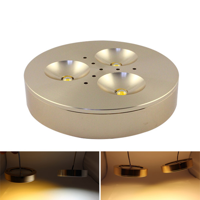 Golden LED Puck Lights for Under Cabinet Lighting (2)