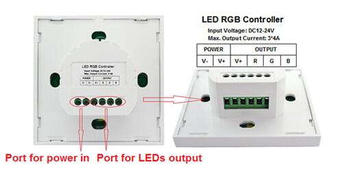 How to install the led controller