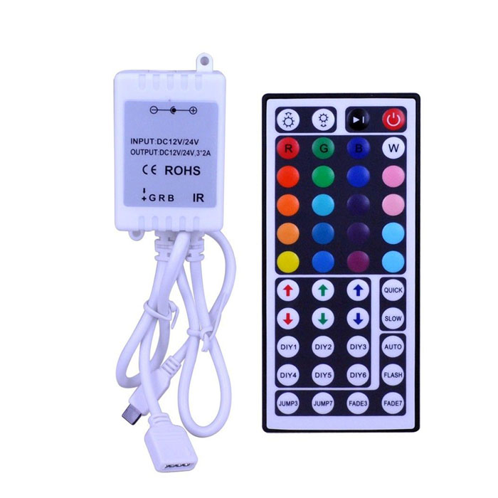 IR 24Keys rgb led strip 44 key ir remote controller