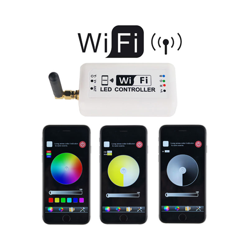 12V 24V 12A Wifi LED Controller RGB CT DIM