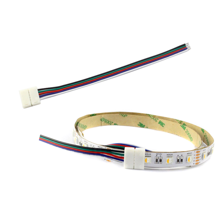 RGBW LED Strip Light Connectors  with 15cm wire (3)