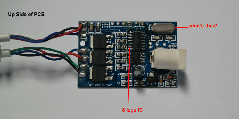 Up Side of PCB IR24 Keys Controllers