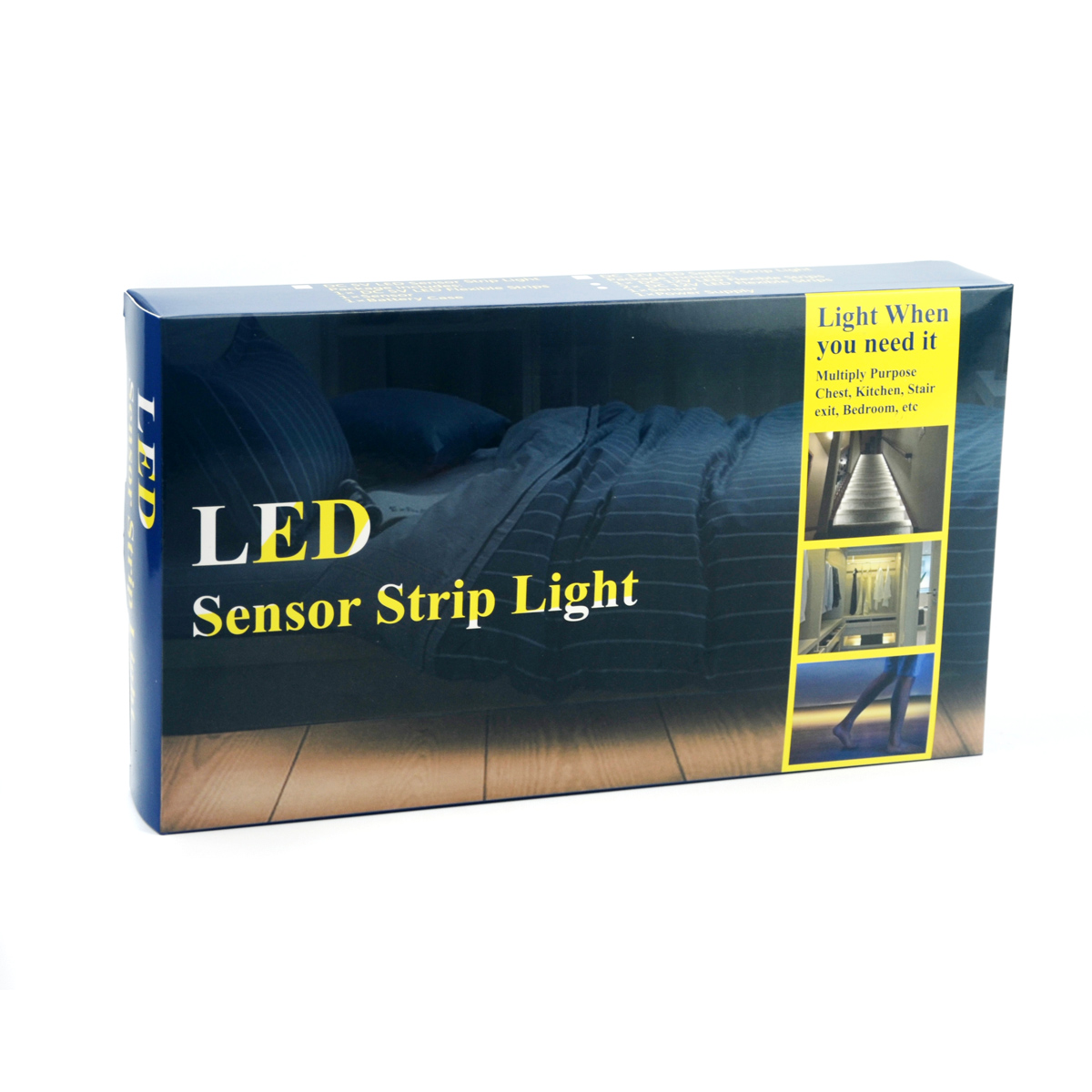 sensor led strip light for bedroom lighting
