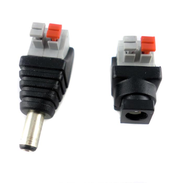 male female DC Power Plug Jack Adapter Connector for CCTV